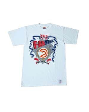 Vintage 1990 Atlanta Hawks NBA Nutmeg Tee